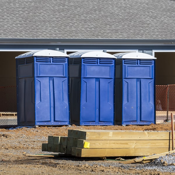 how do you ensure the porta potties are secure and safe from vandalism during an event in Portlandville